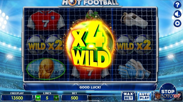 Trò chơi Hot Football chắc chắn sẽ hấp dẫn những ai đang tìm kiếm khả năng thắng lớn