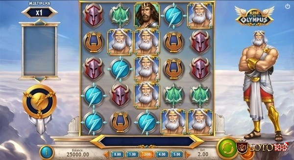  Game Rise of Olympus - slot game cực hấp dẫn, thu hút đông đảo người chơi