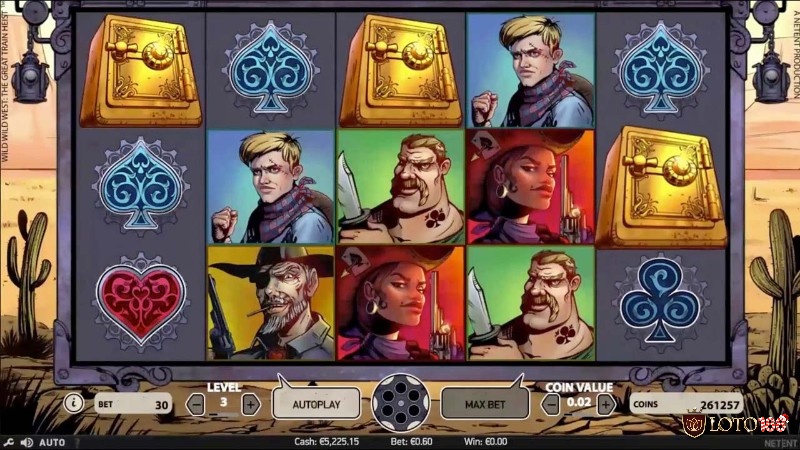 Một số biểu tượng trong slot game Wild Wild West