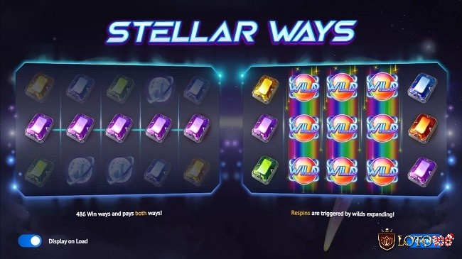 Stellar Ways có tổng cộng 486 cách thắng và thanh toán theo cả 2 cách