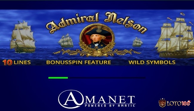 Admiral Nelson là slot chủ đề biển cả được Amatic phát hành vào năm 2014