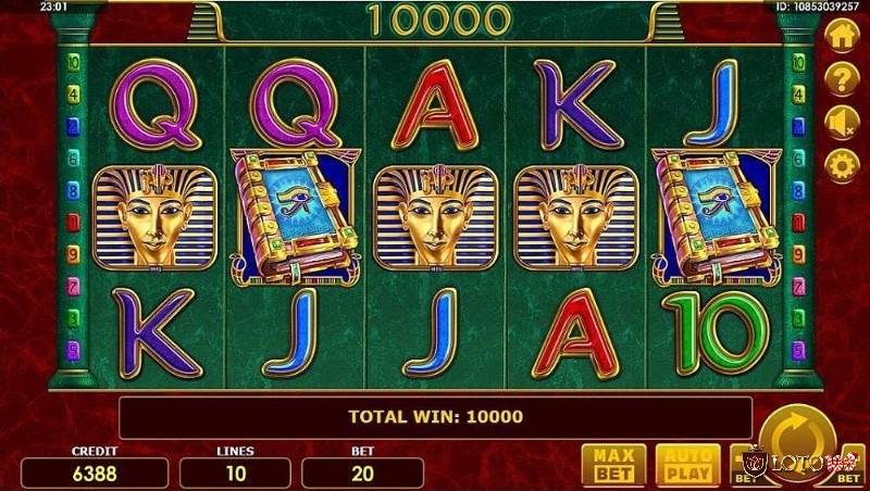 Giới thiệu máy đánh bạc trực tuyến Book of Pharao
