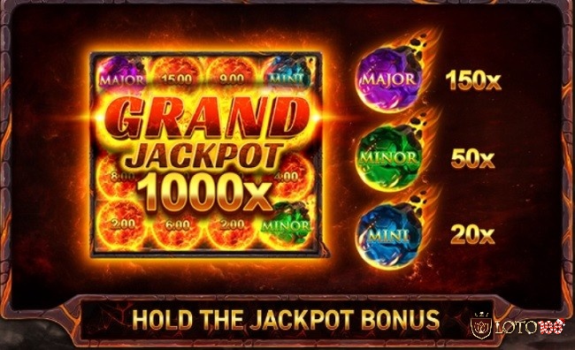 Cơ hội nhận giải Jackpot gấp 1000 lần cược với tính năng giữ tiền thưởng