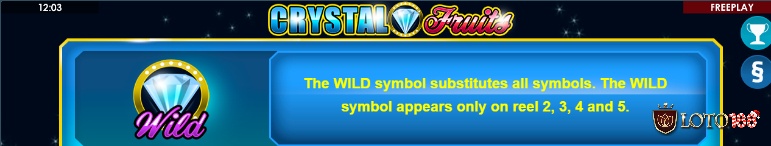 Biểu tượng Wild được mô tả bằng hình ảnh kim cương