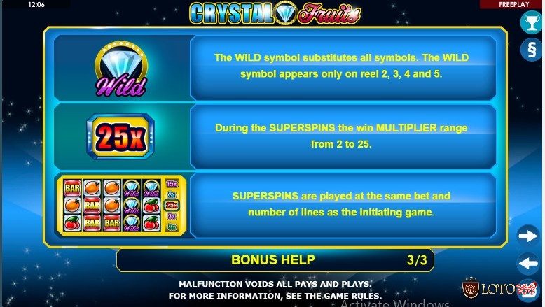Superspin xuất hiện trên cuộn 6 người chơi sẽ nhận được 10 vòng siêu thưởng