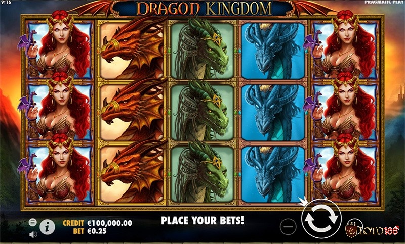 Dragon Kingdom là tựa game slot chủ đề rồng thần hấp dẫn