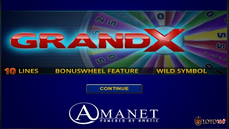 Grand X: Slot game cổ điển mang đến thưởng 250.000 xu