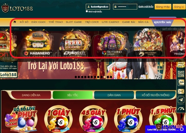 Tham gia Loto188 cá cược Slot Machine hấp dẫn