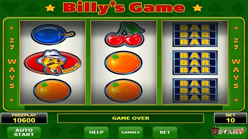 Billy's Game là một slot game có chủ đề cổ điển hấp dẫn