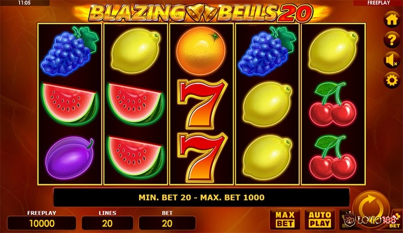 Tìm hiểu chi tiết slot game Burning Bells 20
