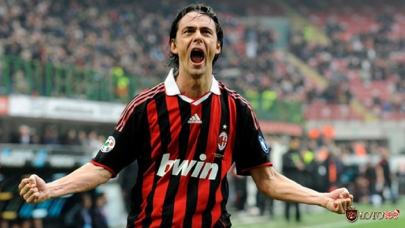 Tiền đạo hay nhất của AC Milan: Cầu thủ Filippo Inzaghi